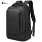 Hcankcan Business Men's Backpack Casual Waterproof 15.6'' Laptop Bags USB Charging Daily Commuter Travel Backpack College Packs