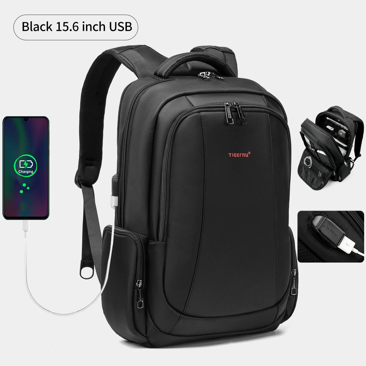 Lifetime Warranty Men Backpack 14 15.6 17.3inch Laptop Backpack Bag For Men Anti Theft School Backpack Male Travel Bag Knapsack