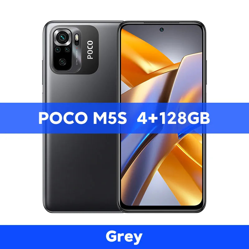 POCO M5s Global Version NFC MTK G95 64MP AI Quad Camera 6.43" AMOLED Dotdisplay 33W