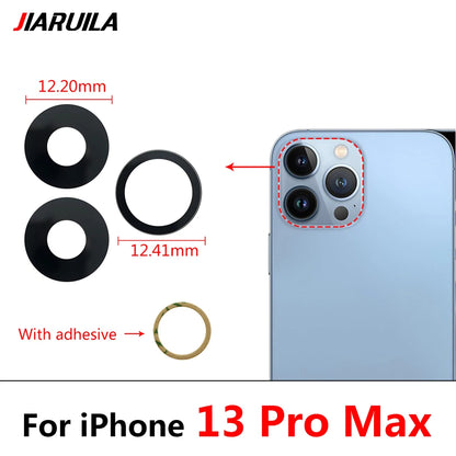 NEW Replacement Camera Glass Lens Back Rear Camera Glass Lens With Glue Sticker For IPhone 11 12 13 14 Pro Max mini 15 Plus