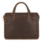 Mew Leather Briefcase 14inch Computer Cowhide Handbag Shoulder Messenger Commuting Genuine Leather Men Briefcases Commuting Bag