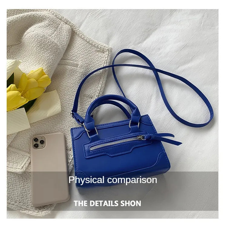 Crossbody Bag for Women New Fashion Casual Western Style Shoulder Handbag Simple Texture Messenger Small Square Bag