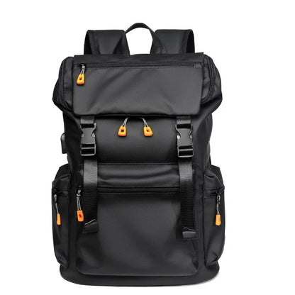 Men's 17.3"Large Capacity Oxford High-quality Fashion Business Laptop Backpack Waterproof Wear-resistant Leisure Travel Backpack