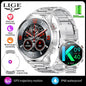 LIGE New 1.95”HD Extra Large Screen GPS Outdoor Professional Sports Smart Watch Men Women Heart Rate Bluetooth Call Smartwatches