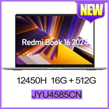 Redmi Book 16 2024 intel i5 12450H 16GB RAM 512GB SSD 16inch 1920*1080P 60Hz Screen