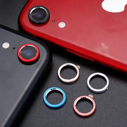 Metal Lens Camera Protector Ring for IPhone XR Back Lens Protective Film Kit Aluminun Alloy Ring Protection for XR