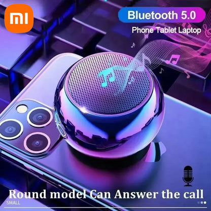 Xiaomi Wireless Bluetooth Speaker Portable Small Steel Gun Metal Heavy Subwoofer Outdoor Mini Bluetooth Small Speaker for Home