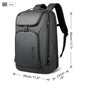 Heroic Knight Business Backpack Waterproof Man 17.3" Laptop Bag Multifunctional High Capacity Work Travel Backpack with USB Port