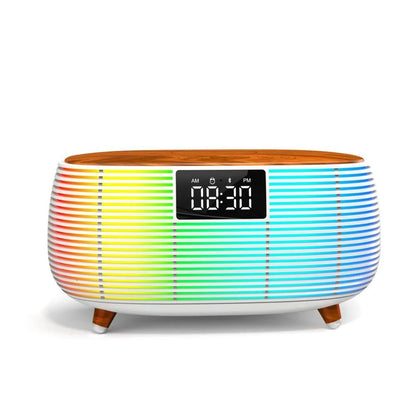 HM-2312 karaoke wireless Bluetooth speaker with ambient light 15W wireless fast charging subwoofer stereo portable speaker