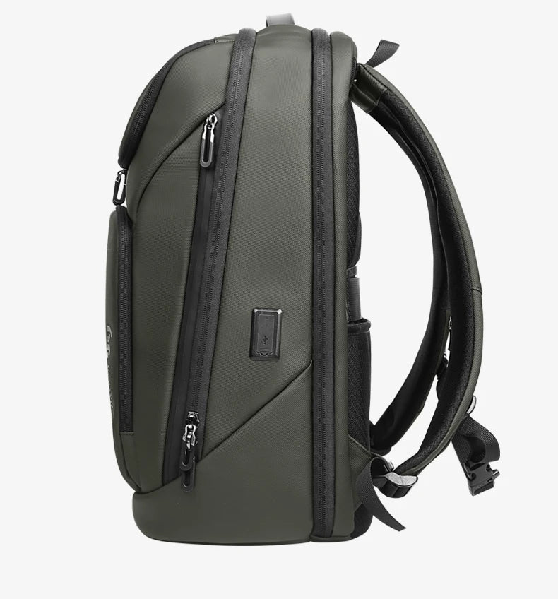 Heroic Knight 17.3 Inch Business Laptop Backpack with Dual USB Port Waterproof Big Capacity Multi-Use Work Office Shoulder Bag