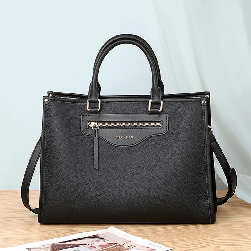 Quality Cowhide Leather Handbags Luxury Handbags Women Bags Designer Famous Brand Women's bag Fashion Genuine Leather Bag