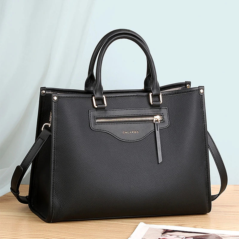 Quality Cowhide Leather Handbags Luxury Handbags Women Bags Designer Famous Brand Women's bag Fashion Genuine Leather Bag