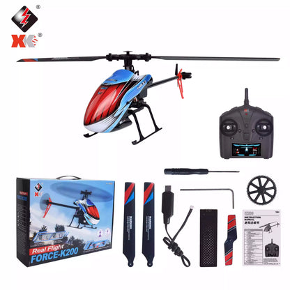 Wltoys K170 Remote Control Helicopter UH-60L 4 Channel brushless Helicopters with Gyro and LED Light Durable Airplane Toy Gift