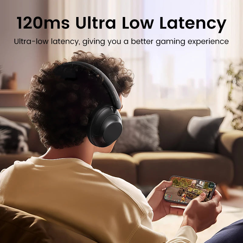 UGREEN HiTune Max5 Hybrid Active Noise Cancelling Headphones Hi-Res LDAC Sound Bluetooth Headphones Multipoint Connection