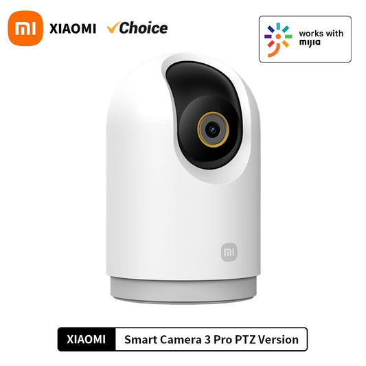 Xiaomi Smart Camera 3 Pro PTZ Version 5 Million Pixels 3K Super Micro Full Color Hdr Baby Crying Cruise 2.4/5GHz Mi Home Call