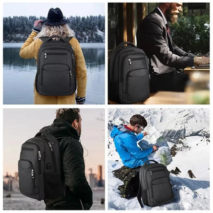 Man Backpack Men Travel Bag Outdoor Camera Lens Bag Black Ergonomics Laptop Bag Large Capacity Mountaineering Waterproof Handbag