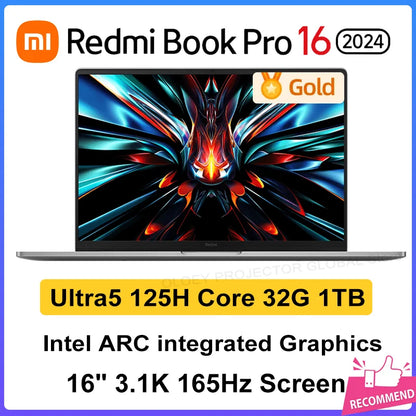 Original Xiaomi Redmi Book Pro 16 2024 U5/U7 3K 120Hz Screen JYU4592CN/JYU4593CN