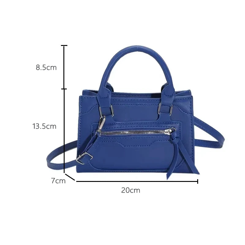 Crossbody Bag for Women New Fashion Casual Western Style Shoulder Handbag Simple Texture Messenger Small Square Bag