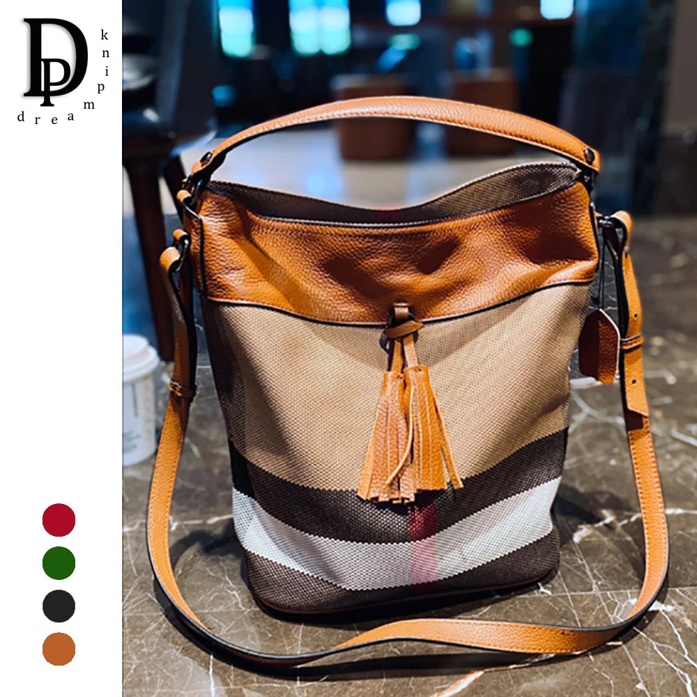 2023 Luxury Women Bag Elegant Cow Leather Business Lady Portfolio Handbag Fashion A4 Large Capacity Female Designer Shoulder Bag