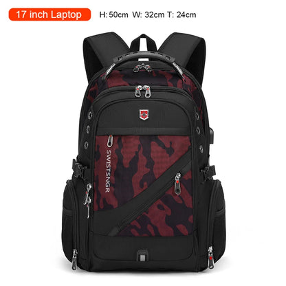 2024 Waterproof 17/20 Inch Laptop Backpack Men Airplane Travel Backpack Women Oxford Rucksack Male School Bag modern Mochila