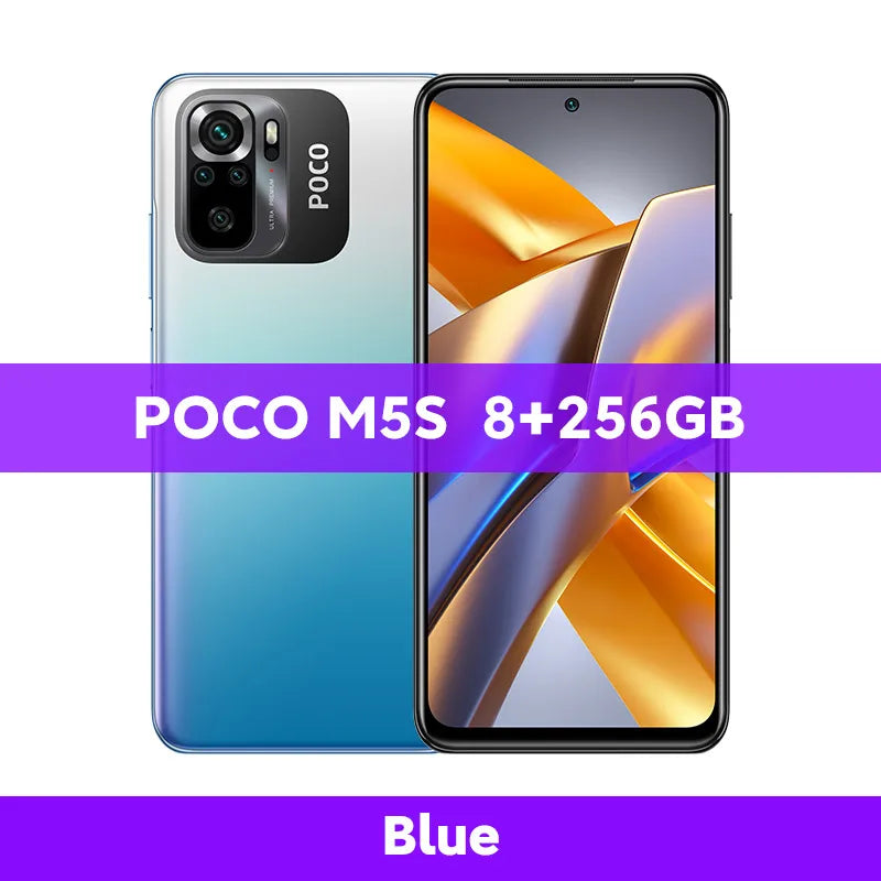 POCO M5s Global Version NFC MTK G95 64MP AI Quad Camera 6.43" AMOLED Dotdisplay 33W