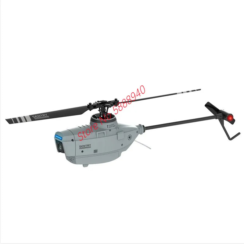 Single Paddle Aileronless Radio Control Helicopter Toys 2.4Ghz 6G Mode Fix Helight 1080P Camera 6-Axis WIFI FPV RC Helicopter