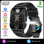 LIGE Men's Watch Outdoor Flashlight Military IP68 Waterproof Smart Watch Men Heart Rate Sport Fitness Watches BT Call Smartwatch