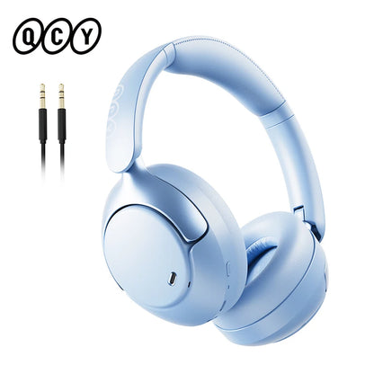 QCY H3 Pro ANC Wireless Headphone 50dB Noise Canceling Hi-Res Spatial Audio Earphone with LDAC Bluetooth 5.4 Over Ear Headset