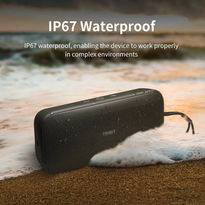 Tribit StormBox Flow Portable Speaker 25W Power With Deep Bass, IP67 Waterproof, Camping/Hiking Wireless Speaker For Outdoor