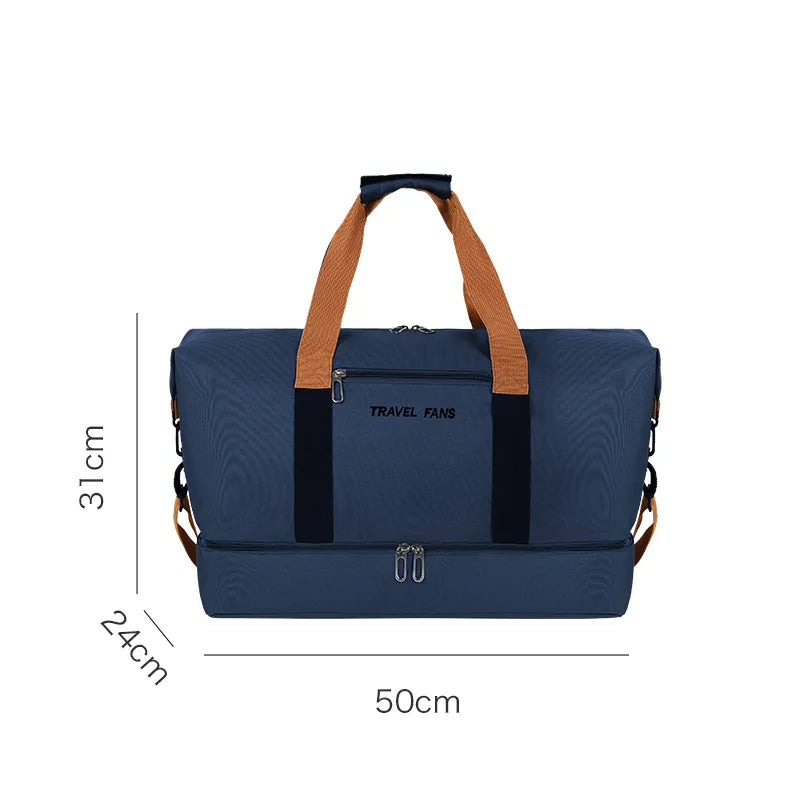 Duffle Bag Nylon Waterproof Sports Gym Tote Bags for Women