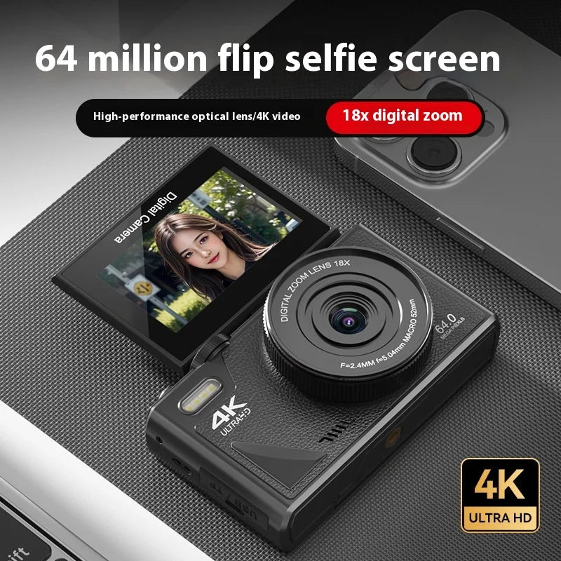 2025 Digital Camera High Flip Screen Camera 68 Million Micro Single Rotating Screen Camera Wifi Transfer Mobile Phone Beauty