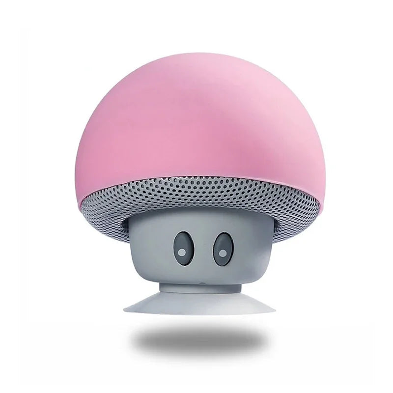 Xiaomi Mini Mushroom Bluetooth Speaker Wireless Suction Cup Portable Smart Speaker Waterproof Bathroom Speaker Phone Holder