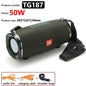 TG187 50W Bluetooth Speaker High Power Waterproof Portable Column For PC Computer Speakers Subwoofer Boom Box Music Center FM TF