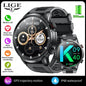 LIGE New 1.95”HD Extra Large Screen GPS Outdoor Professional Sports Smart Watch Men Women Heart Rate Bluetooth Call Smartwatches