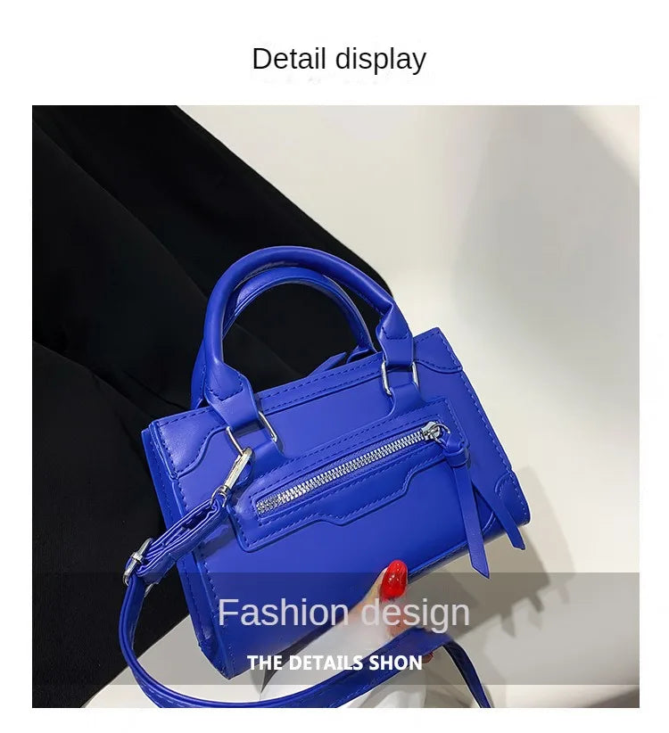 Crossbody Bag for Women New Fashion Casual Western Style Shoulder Handbag Simple Texture Messenger Small Square Bag