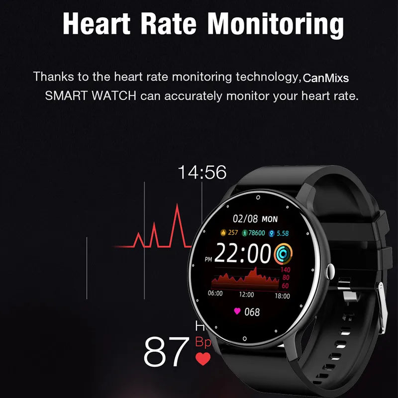 NEW Men Smart Watch Bluetooth Call Digital Fitness Tracker IP68 Waterproof Sports Smartwatch for Women Xiaomi Huawei Phones 2024