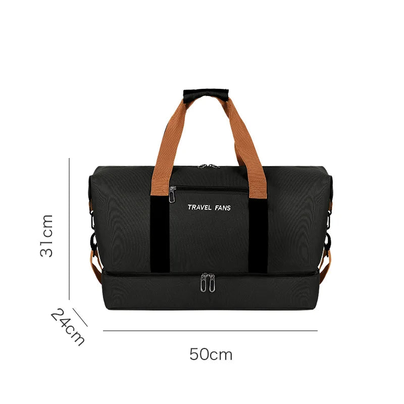 Duffle Bag Nylon Waterproof Sports Gym Tote Bags for Women