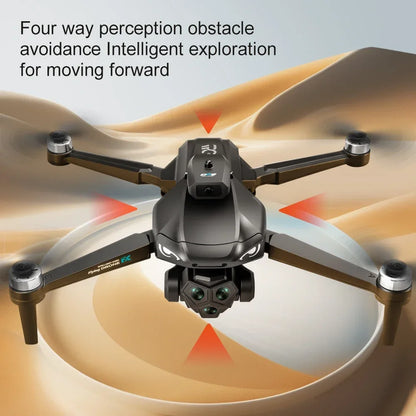 M33 MAX Outdoor Drone Professional 4K/6K HD ESC Sero Dual Camera 5G Wifi GPS Foldable Brushless Optical Flow RC Quadcopter Toys