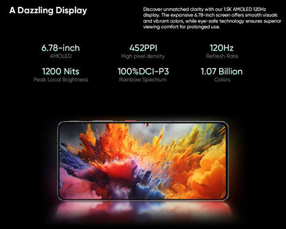 Nubia Z60S Pro Global Version 5G Smartphone Snapdragon 8 Gen 2 MyOS 14.0 120Hz 6.78-inch AMOLED Screen 50M+50M+8M 5100mAh NFC