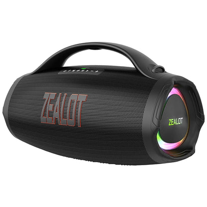 ZEALOT S98 160W Portable Bluetooth Speaker High Volume Waterproof 36000mAh Wireless TWS Subwoofer Suporrt USB/TF/AUX RGB light