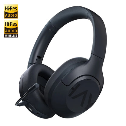 HAYLOU S30 Wireless Bluetooth 5.4 Headphones 43dB Adaptive Noise Cancelling Headsets 40mm Driver 80H Playtime Earphones