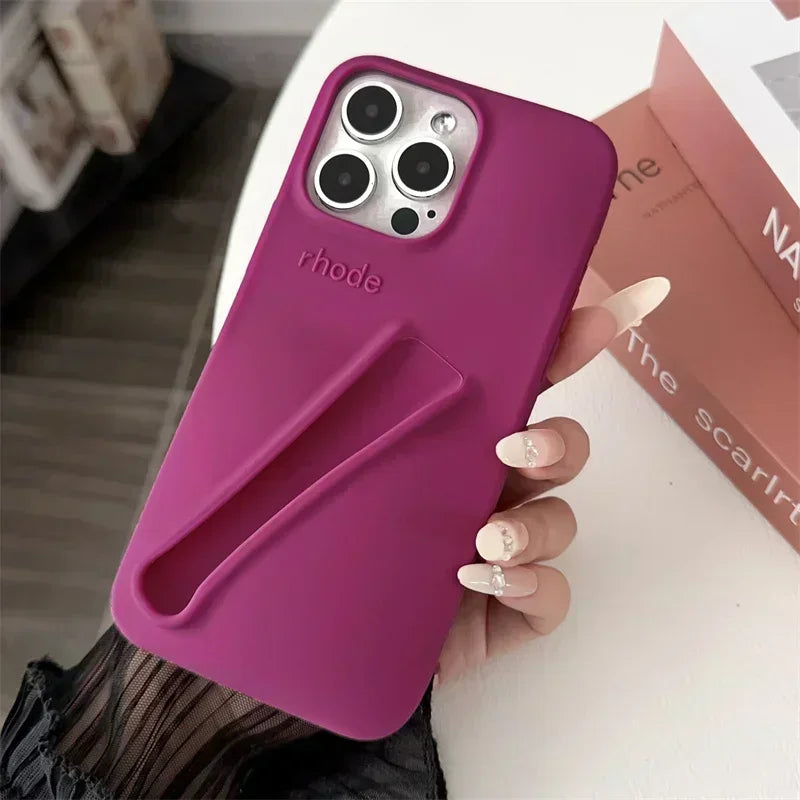 New 9 Colors with Gift Box Autumn Limited Edition Rhodee Silicone Phone Case for IPhone 11 12 14 13 15 16 Pro Max Cover with Box