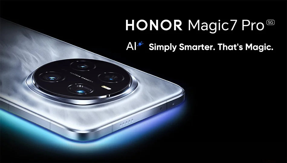 【World Premiere】Global Version HONOR Magic7 Pro 5G Smartphone Magic 7 Pro Snapdragon 8 Elite 120Hz OLED Screen 100W Fast Charge