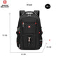 Waterproof Men's Backpack 15.6/17 Inch Laptop Backpacks School Travel Bags Swiss-style Large Capacity Business Bagpack Mochila