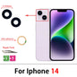 5Pcs/Lot，New Back Rear Camera Glass Lens Cover With Adhesive Replacement Repair For iPhone 11 12 13 14 Pro Max mini 15 Plus