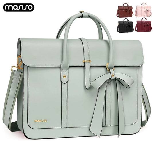 Laptop Bag Women's Handbag 13 14 15 16 inch PU Leather Tote Bag Casual School Travel Work Backpacks Notebook Shoulder Briefcase