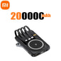 Xiaomi 22.5W 200000mAh Magnetic Wireless Charger Power Bank with Phone Holder PowerBank For iPhone Samsung Huawei Fast Charging