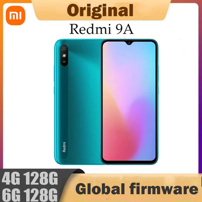 Xiaomi Redmi 9A Smartphone 64GB 128GB Global Rom Cellphone 5000mAh 6.53 inch MTK Helio G25 Octa Core 13MP Smart phone CN Version