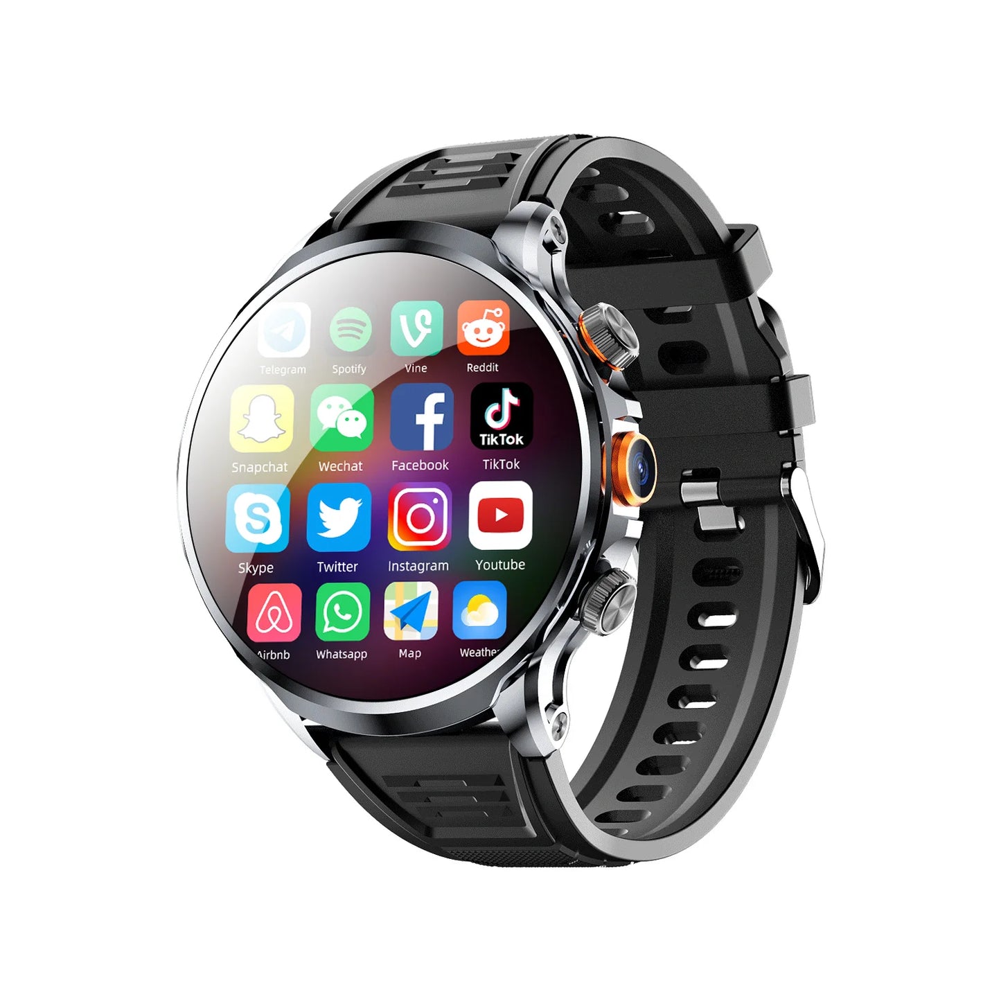 2024 NEW 4G LTE Smart Watch GPS SIM Card Wifi Camera NFC 32G ROM APP Store Fast Network Fitness Health iPhone Find Location