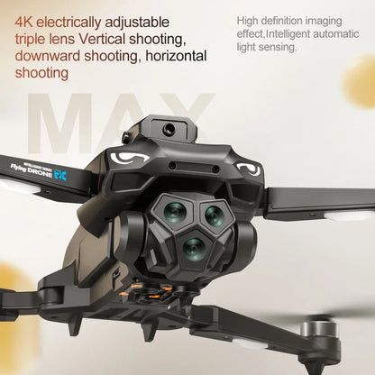 M33 MAX Outdoor Drone Professional 4K/6K HD ESC Sero Dual Camera 5G Wifi GPS Foldable Brushless Optical Flow RC Quadcopter Toys